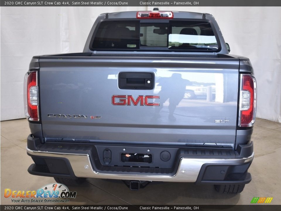 2020 GMC Canyon SLT Crew Cab 4x4 Satin Steel Metallic / Cocoa/Dune Photo #3