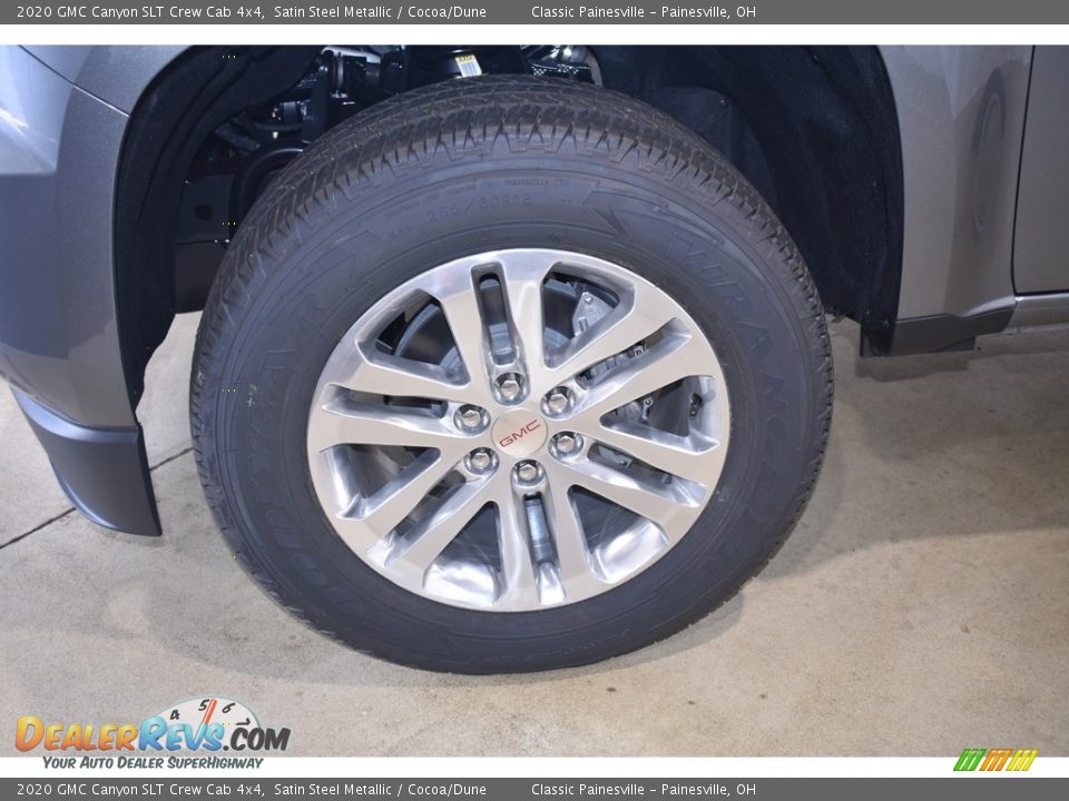 2020 GMC Canyon SLT Crew Cab 4x4 Satin Steel Metallic / Cocoa/Dune Photo #5