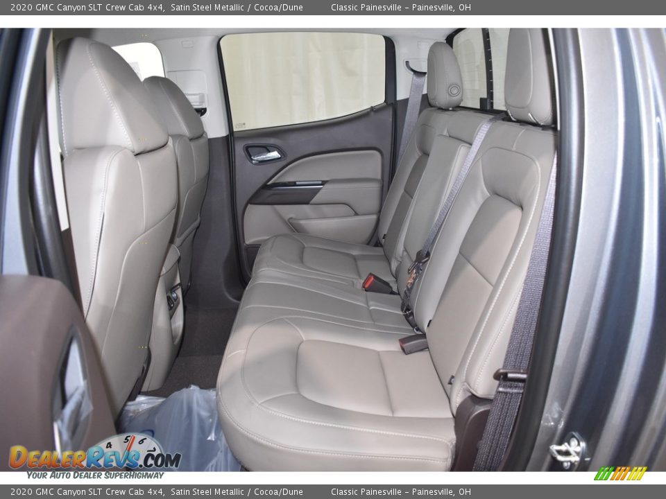 2020 GMC Canyon SLT Crew Cab 4x4 Satin Steel Metallic / Cocoa/Dune Photo #7