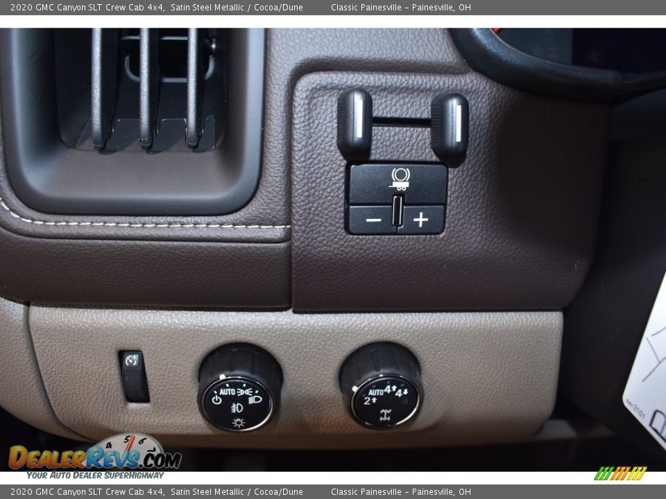 2020 GMC Canyon SLT Crew Cab 4x4 Satin Steel Metallic / Cocoa/Dune Photo #9