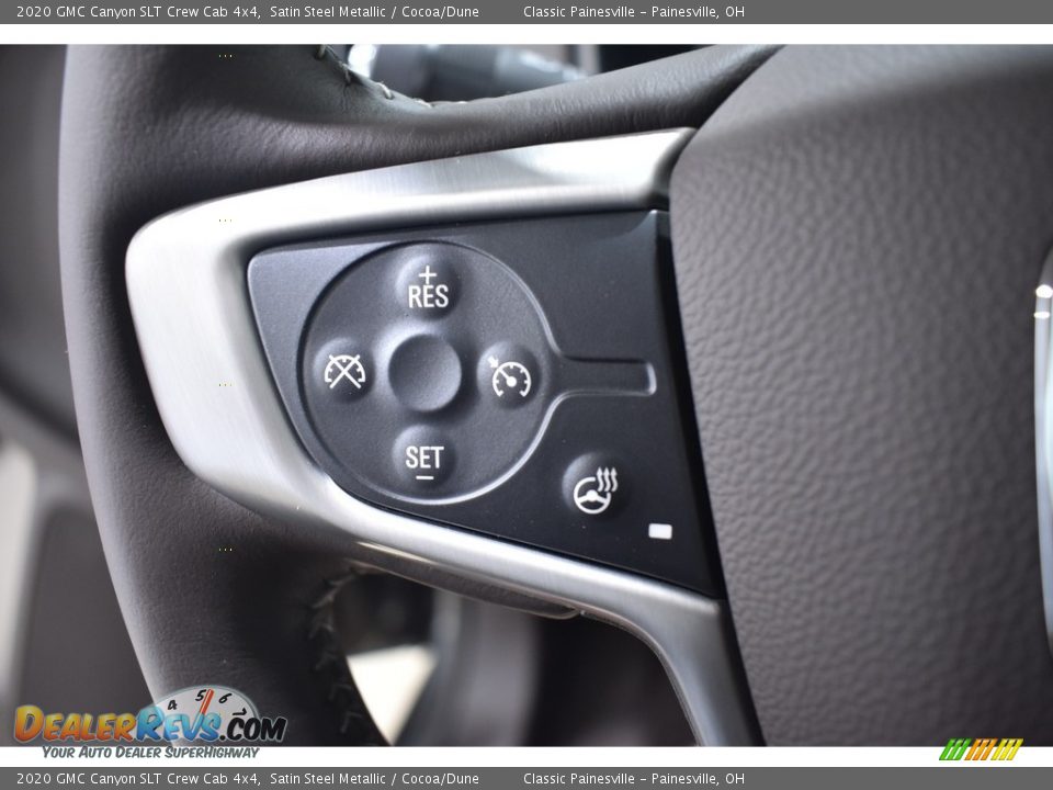 2020 GMC Canyon SLT Crew Cab 4x4 Satin Steel Metallic / Cocoa/Dune Photo #10