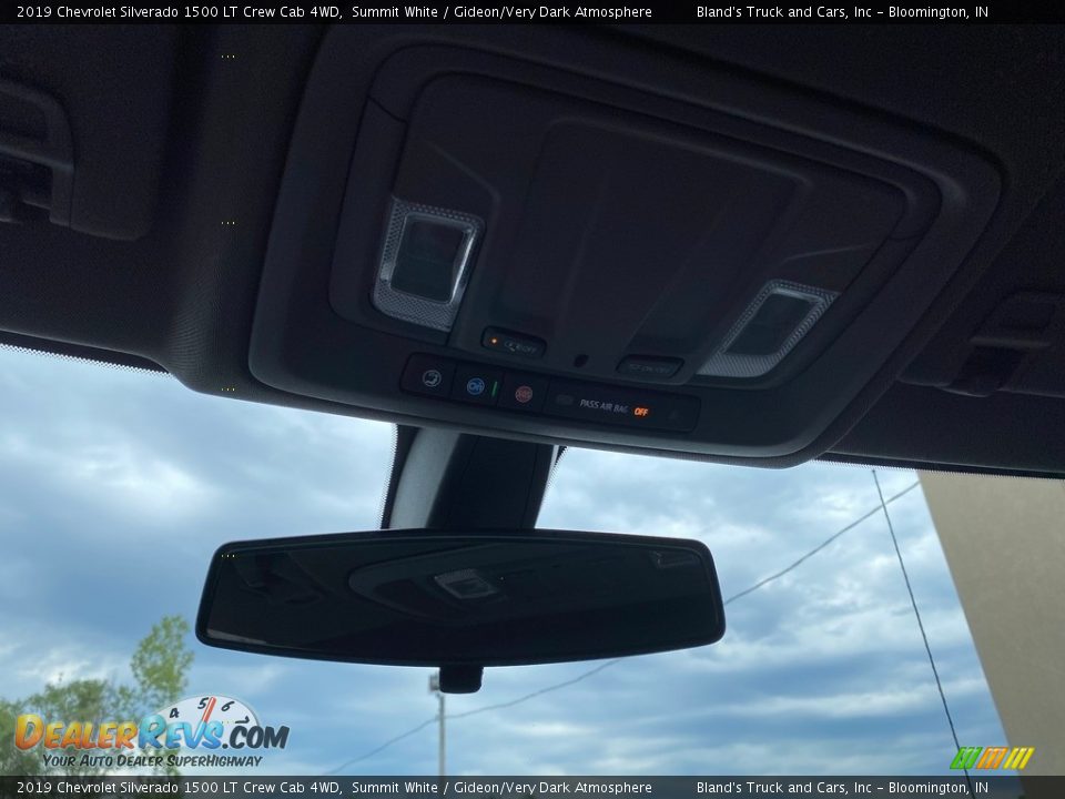 2019 Chevrolet Silverado 1500 LT Crew Cab 4WD Summit White / Gideon/Very Dark Atmosphere Photo #29