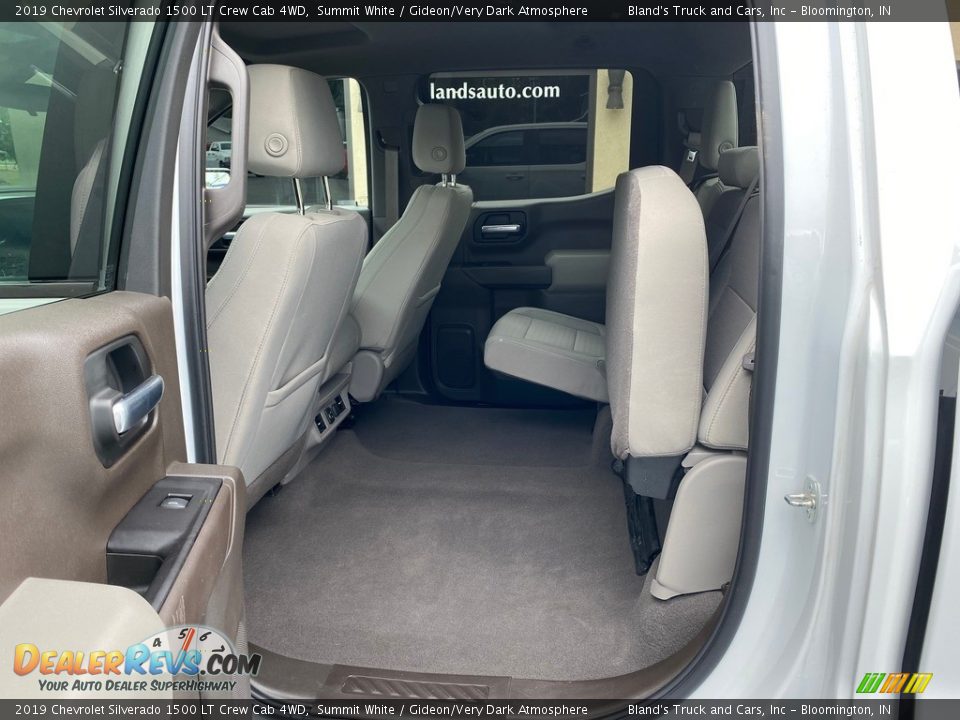 2019 Chevrolet Silverado 1500 LT Crew Cab 4WD Summit White / Gideon/Very Dark Atmosphere Photo #34