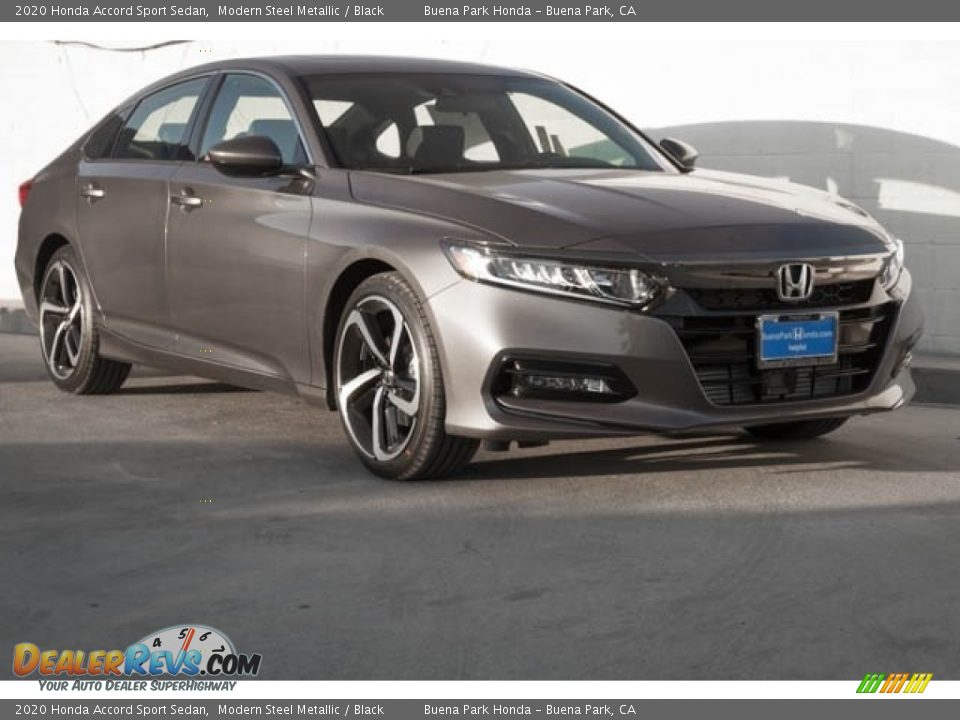 2020 Honda Accord Sport Sedan Modern Steel Metallic / Black Photo #1