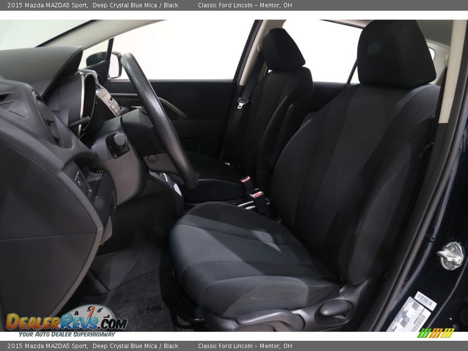 2015 Mazda MAZDA5 Sport Deep Crystal Blue Mica / Black Photo #5