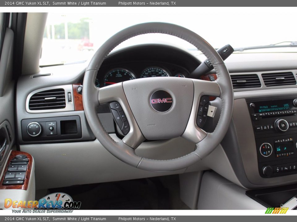 2014 GMC Yukon XL SLT Steering Wheel Photo #21