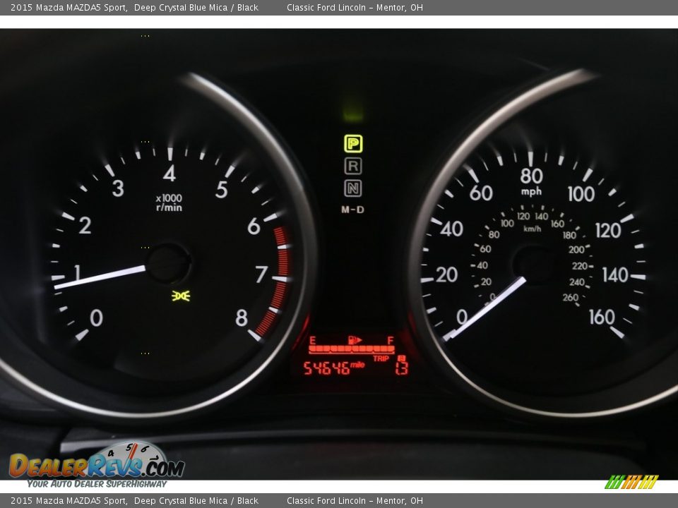 2015 Mazda MAZDA5 Sport Gauges Photo #8