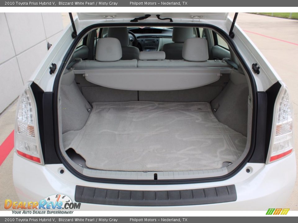 2010 Toyota Prius Hybrid V Blizzard White Pearl / Misty Gray Photo #18