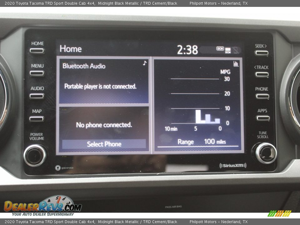 2020 Toyota Tacoma TRD Sport Double Cab 4x4 Midnight Black Metallic / TRD Cement/Black Photo #15
