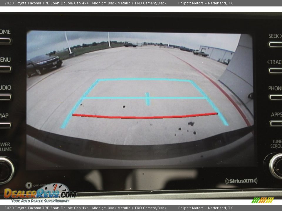2020 Toyota Tacoma TRD Sport Double Cab 4x4 Midnight Black Metallic / TRD Cement/Black Photo #18
