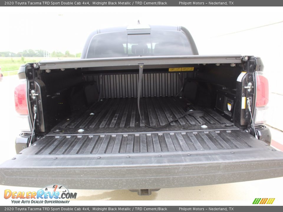 2020 Toyota Tacoma TRD Sport Double Cab 4x4 Midnight Black Metallic / TRD Cement/Black Photo #23