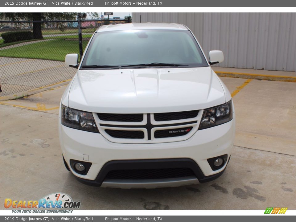 2019 Dodge Journey GT Vice White / Black/Red Photo #3