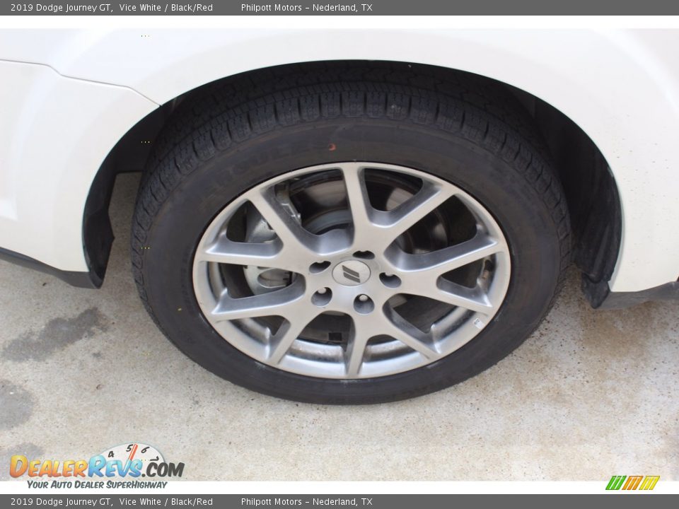 2019 Dodge Journey GT Vice White / Black/Red Photo #5