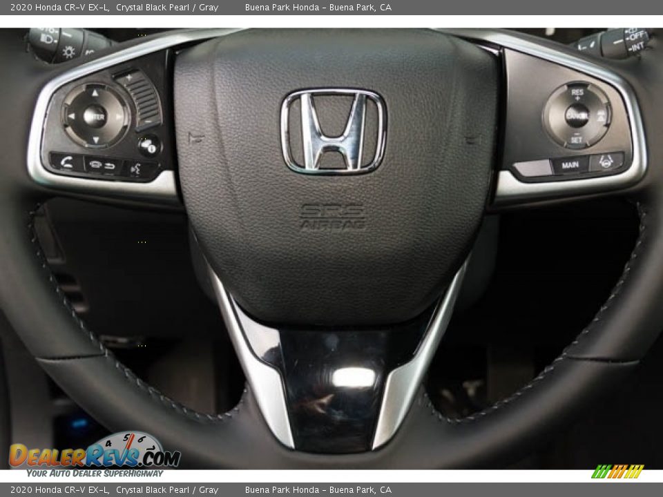 2020 Honda CR-V EX-L Crystal Black Pearl / Gray Photo #10