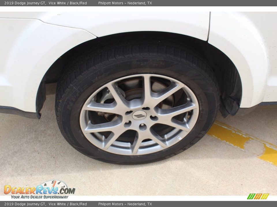 2019 Dodge Journey GT Vice White / Black/Red Photo #11