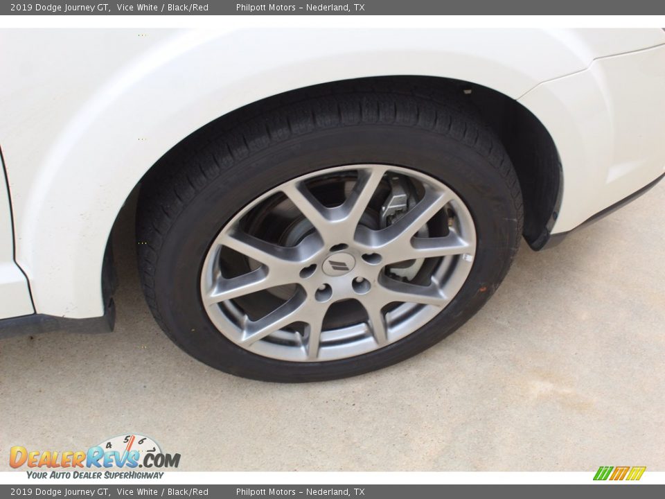 2019 Dodge Journey GT Vice White / Black/Red Photo #12