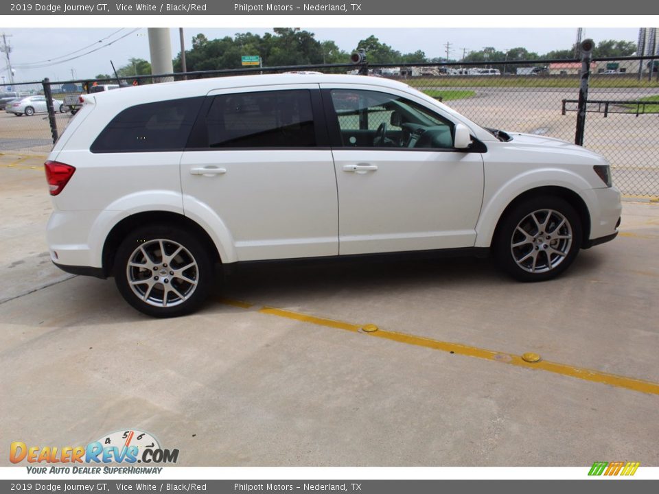 2019 Dodge Journey GT Vice White / Black/Red Photo #13