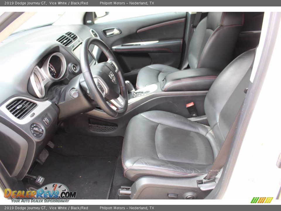 2019 Dodge Journey GT Vice White / Black/Red Photo #15