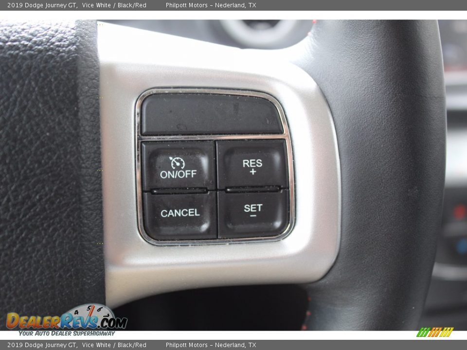 2019 Dodge Journey GT Vice White / Black/Red Photo #17