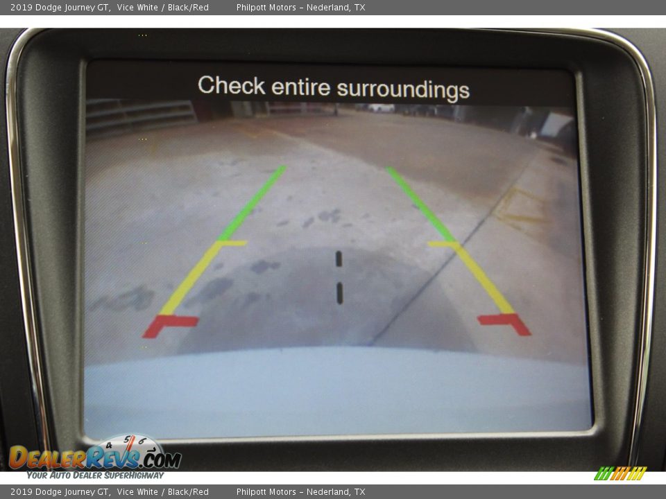 2019 Dodge Journey GT Vice White / Black/Red Photo #23