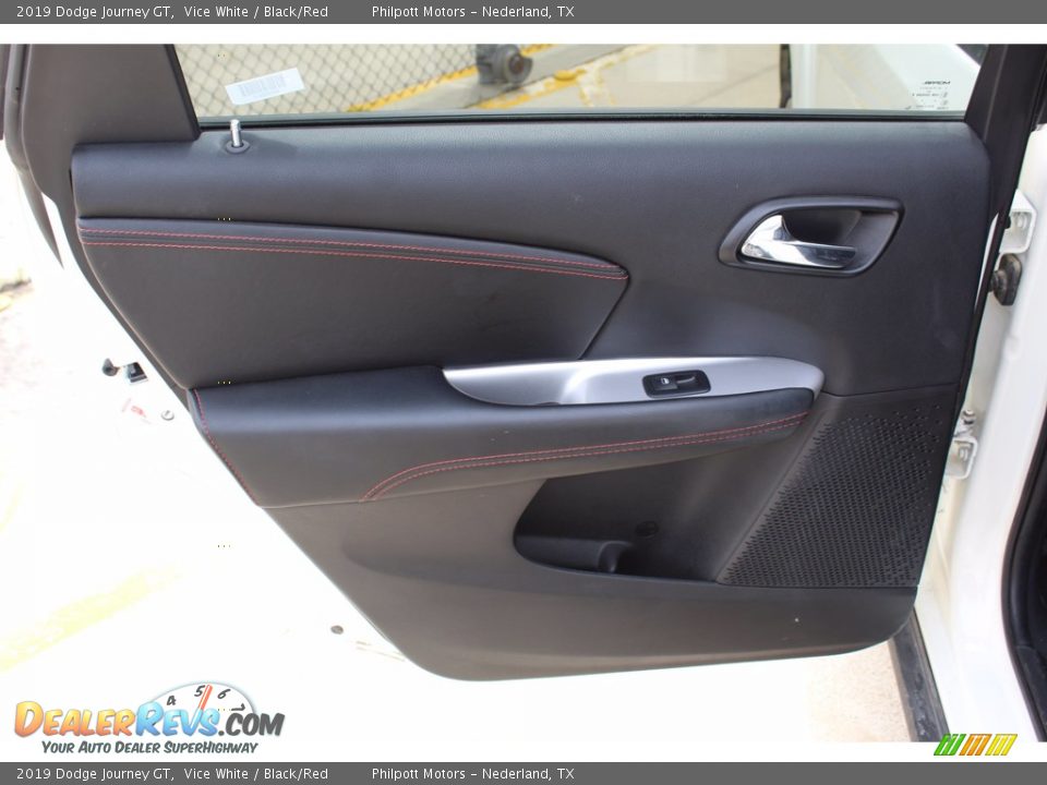 2019 Dodge Journey GT Vice White / Black/Red Photo #24