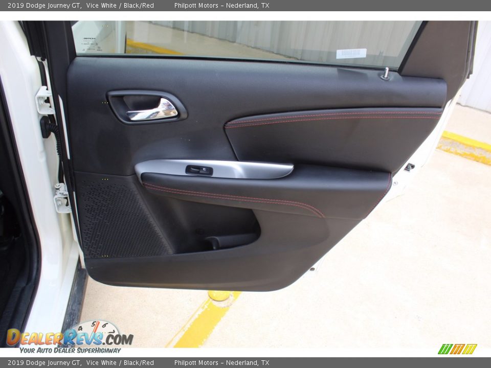 2019 Dodge Journey GT Vice White / Black/Red Photo #28