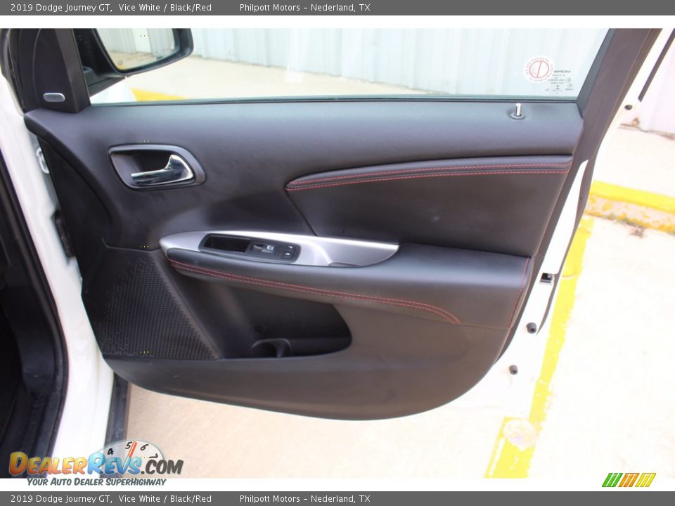 2019 Dodge Journey GT Vice White / Black/Red Photo #30