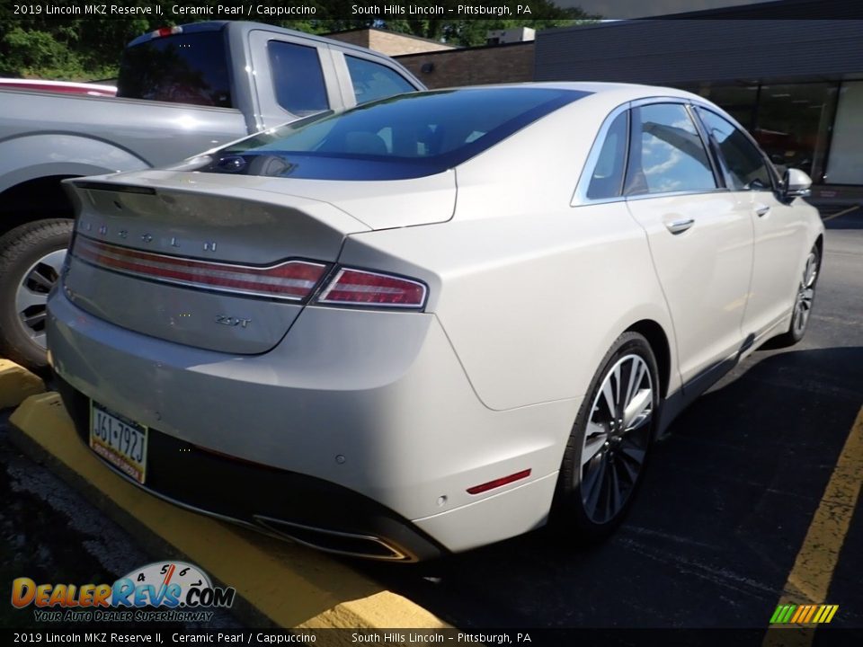 2019 Lincoln MKZ Reserve II Ceramic Pearl / Cappuccino Photo #3