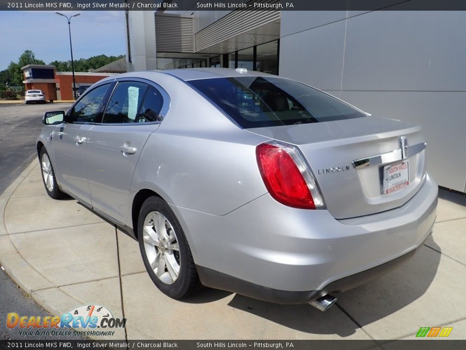 2011 Lincoln MKS FWD Ingot Silver Metallic / Charcoal Black Photo #3