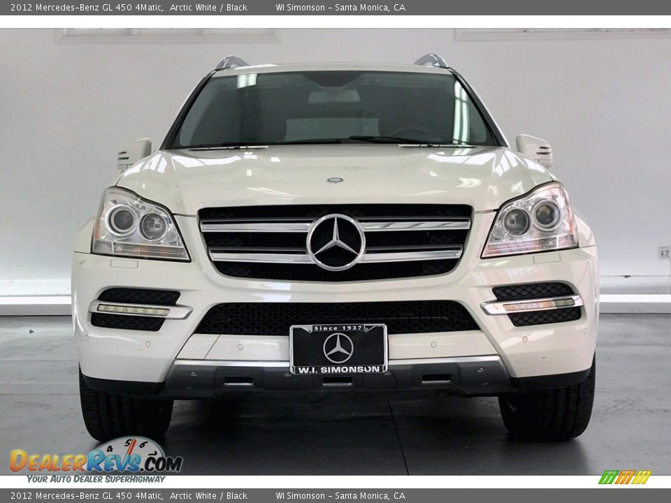 2012 Mercedes-Benz GL 450 4Matic Arctic White / Black Photo #2
