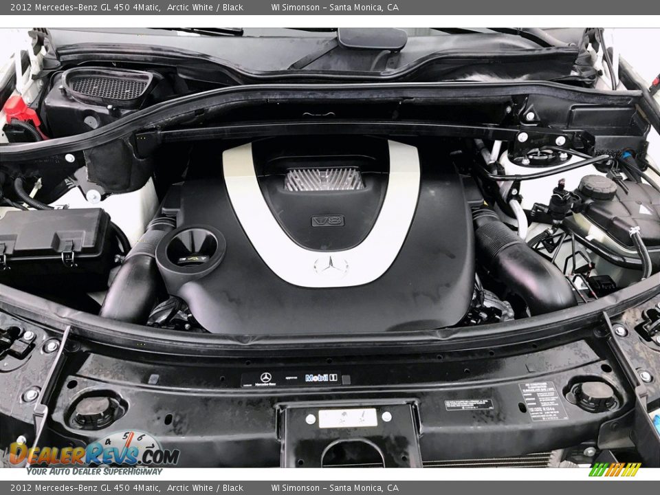 2012 Mercedes-Benz GL 450 4Matic Arctic White / Black Photo #9