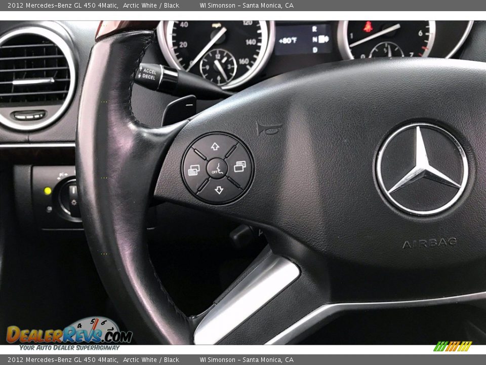 2012 Mercedes-Benz GL 450 4Matic Arctic White / Black Photo #18