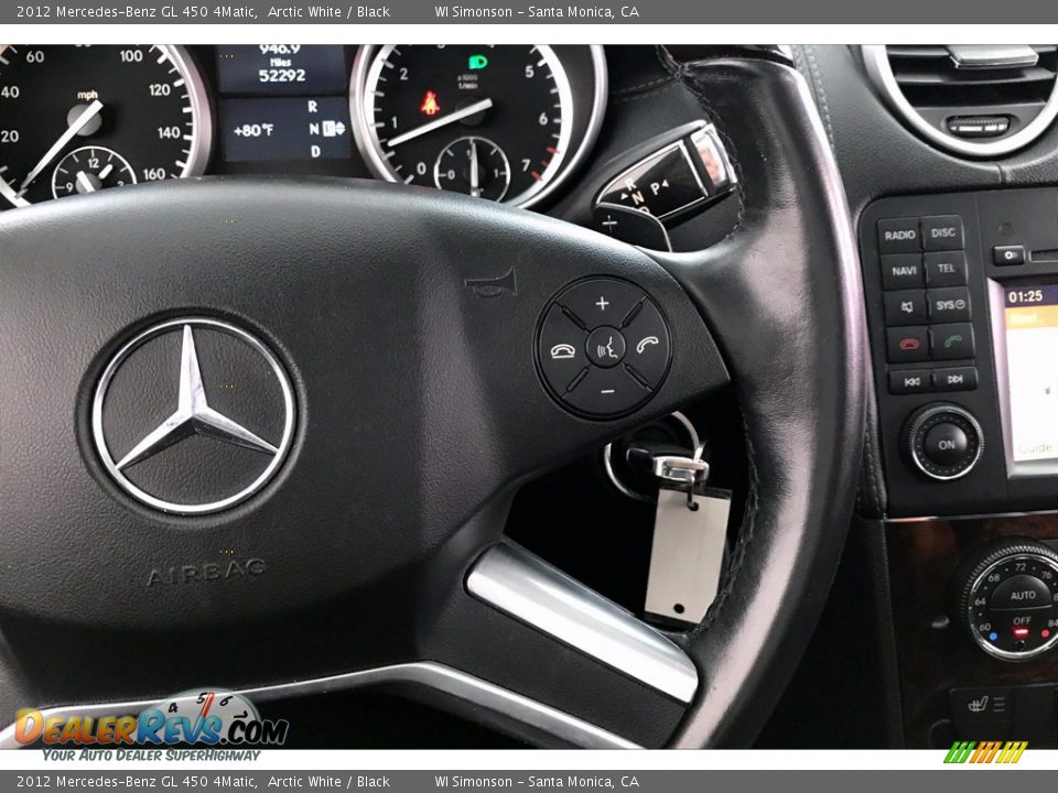 2012 Mercedes-Benz GL 450 4Matic Arctic White / Black Photo #19