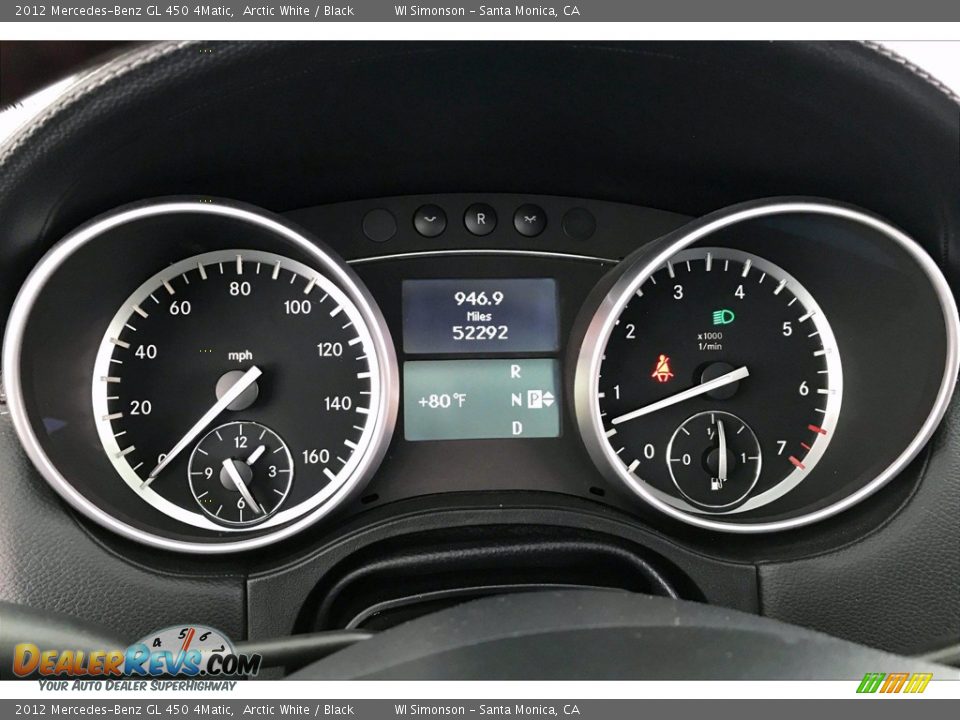 2012 Mercedes-Benz GL 450 4Matic Arctic White / Black Photo #20
