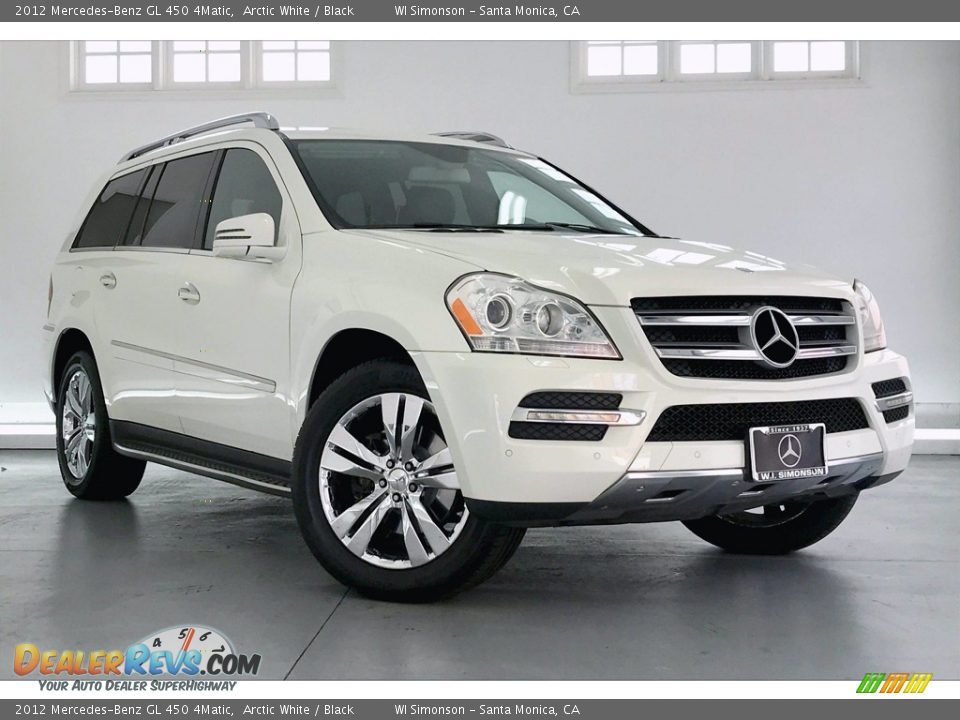 2012 Mercedes-Benz GL 450 4Matic Arctic White / Black Photo #34