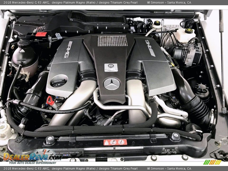 2018 Mercedes-Benz G 63 AMG 5.5 Liter AMG biturbo DOHC 32-Valve VVT V8 Engine Photo #9