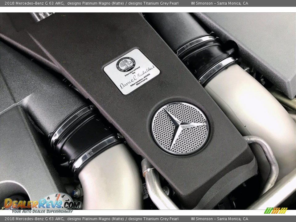 2018 Mercedes-Benz G 63 AMG 5.5 Liter AMG biturbo DOHC 32-Valve VVT V8 Engine Photo #31
