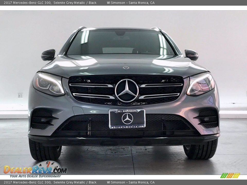 2017 Mercedes-Benz GLC 300 Selenite Grey Metallic / Black Photo #2