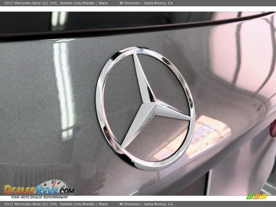 2017 Mercedes-Benz GLC 300 Selenite Grey Metallic / Black Photo #7