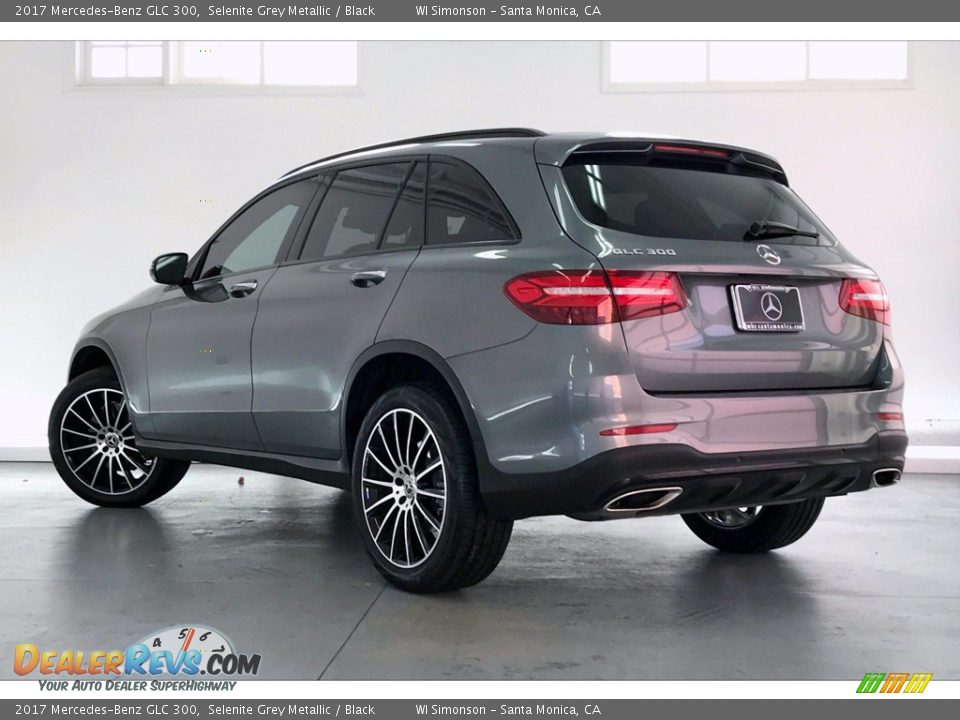 2017 Mercedes-Benz GLC 300 Selenite Grey Metallic / Black Photo #10