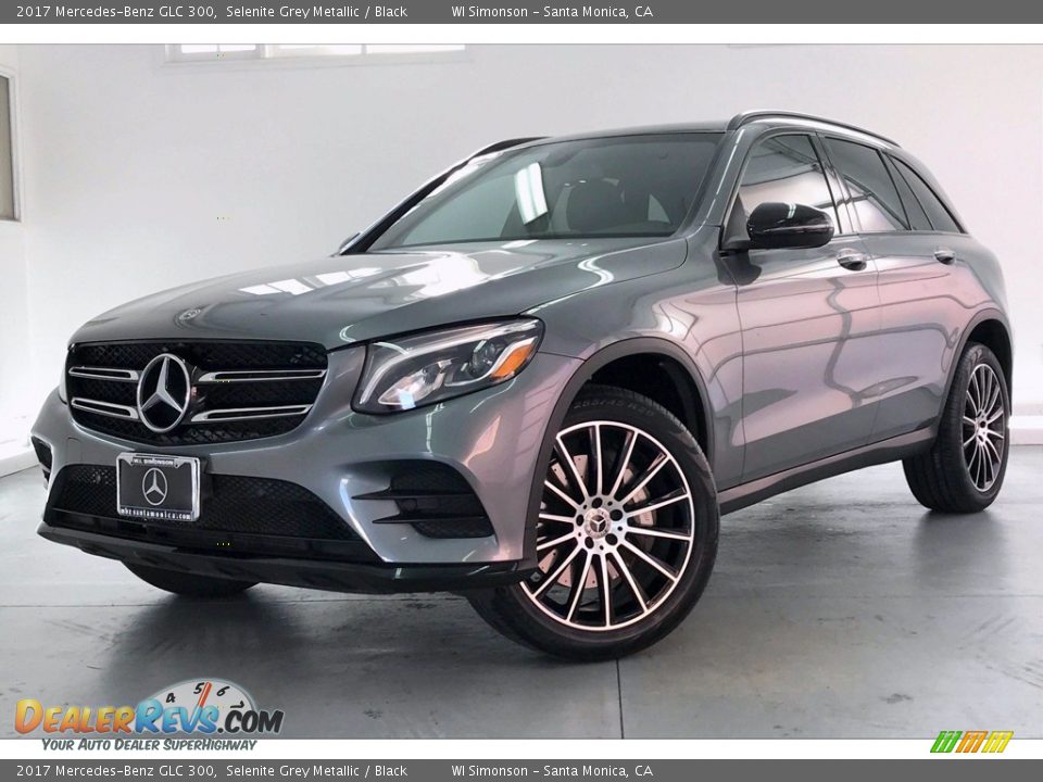 2017 Mercedes-Benz GLC 300 Selenite Grey Metallic / Black Photo #12