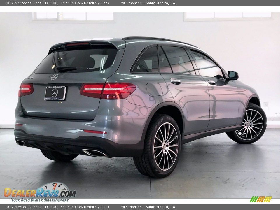 2017 Mercedes-Benz GLC 300 Selenite Grey Metallic / Black Photo #16