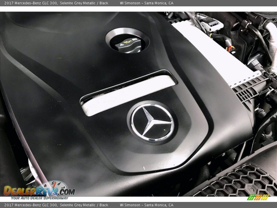 2017 Mercedes-Benz GLC 300 Selenite Grey Metallic / Black Photo #31