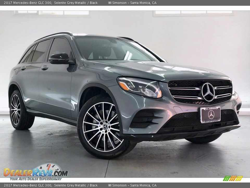 2017 Mercedes-Benz GLC 300 Selenite Grey Metallic / Black Photo #34