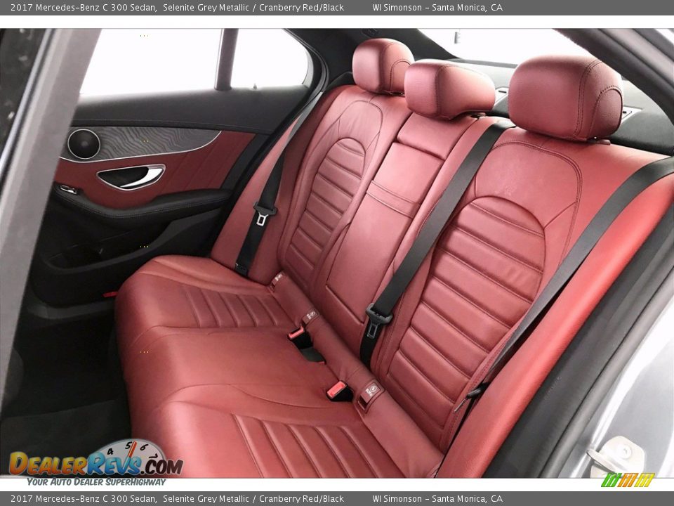 Rear Seat of 2017 Mercedes-Benz C 300 Sedan Photo #15