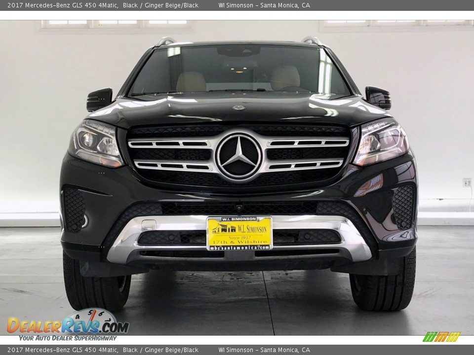 2017 Mercedes-Benz GLS 450 4Matic Black / Ginger Beige/Black Photo #2