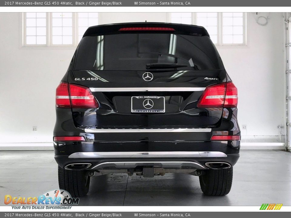 2017 Mercedes-Benz GLS 450 4Matic Black / Ginger Beige/Black Photo #3