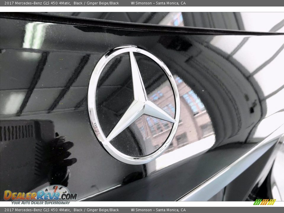 2017 Mercedes-Benz GLS 450 4Matic Black / Ginger Beige/Black Photo #7