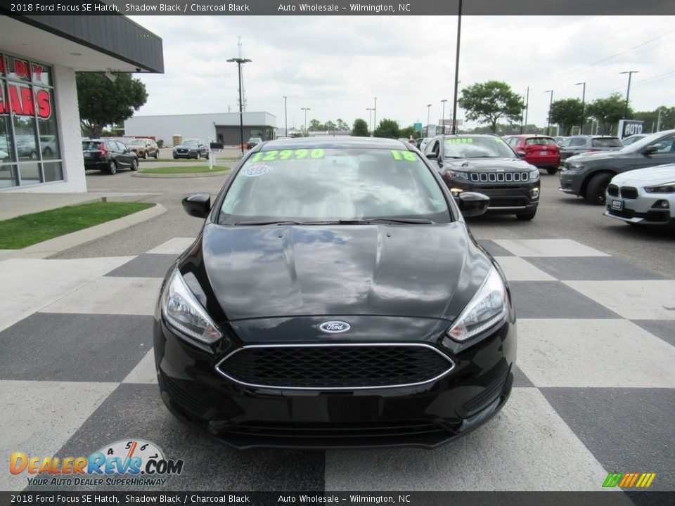 2018 Ford Focus SE Hatch Shadow Black / Charcoal Black Photo #2
