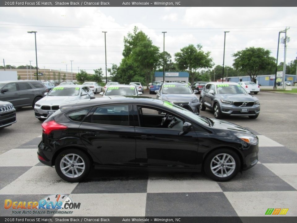 2018 Ford Focus SE Hatch Shadow Black / Charcoal Black Photo #3
